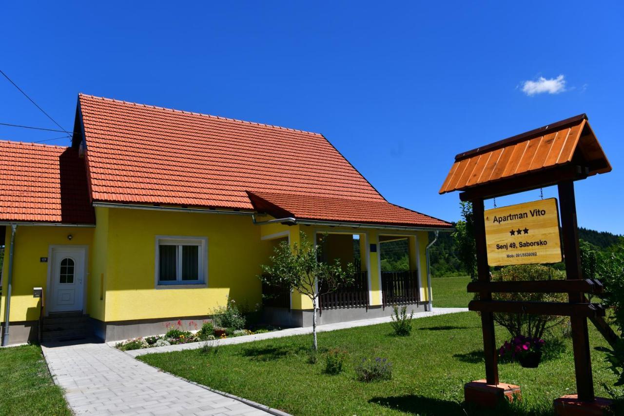 Apartman Vito Saborsko Екстер'єр фото